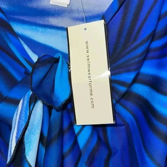 Women's Swimwear For Me Sarong, One Size, Blue , Cover Up - Picture 8 of 10